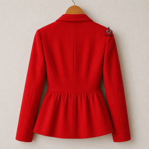 Ropa Masónica Herencia Griega: Abrigo Elegante Bordado 100% Algodón para Mujer, Ideal para Oficina, Hermandades y Fraternidades Delta - Product Image 3