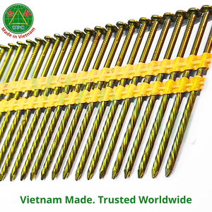 ตะปูพลาสติกแบบแถบขนาด 3 นิ้ว x 0.120 นิ้ว จำนวน 4000 ชิ้น หัวสกรูแบบวงแหวน เคลือบสีเหลือง สำหรับงานโครงสร้าง |   ตะปูในแถบพลาสติก - Product Image 6