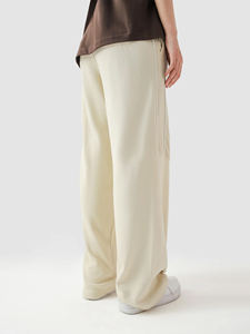 Pantalones Deportivos Holgados de Pierna Recta, Gruesos, con Cordón Ajustable, Bolsillos Laterales, Pantalones de Alta Calidad con Logotipo Personalizado Impreso - Product Image 2