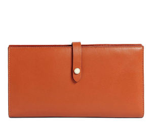 Portefeuille long pour homme en cuir véritable, personnalisé, écologique, zippé, élégant, fin, minimaliste, pour cartes et argent, prix abordable, de marque - Product Image 4