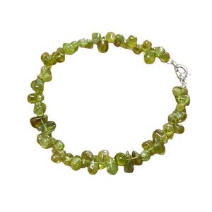 Natural Peridot Smooth Teardrop Beaded <b>Bracelet</b> Peridot <b>Crystal</b> 8mm Beads <b>Bracelet</b> <b>for</b> <b>Women</b> August Birthstone - Product Image 1