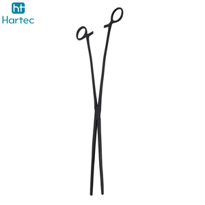 Pince de pêche extra longue noire mate en acier inoxydable à mâchoires droites, pince hémostatique à verrouillage pour l'extraction profonde des hameçons, équipement de pêche - Product Image 2