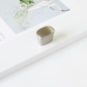 High Quality Modern Minimalist Zinc Alloy Oval Knob Eco-Friendly Durable Kitchen Cabinets Drawers Bathroom <b>Wardrobe</b> Dresser - Product Image 2