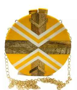 Carteras de resina hechas a medida con adornos de piedra y latón, ideales para la reventa en tiendas de accesorios de moda, venta de artesanías de resina - Product Image 1