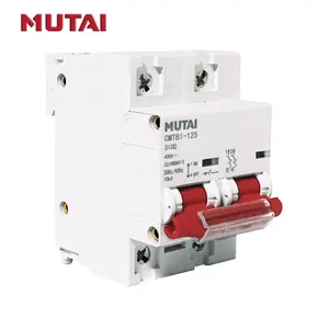 MUTAI Factory AC C20 C45 C60 Disyuntor 6A 32A 63A 120A 125A MCB 1P 2P 3P 4P Price Miniature Circuit Breakers