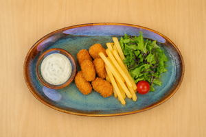 Oval <b>Ceramic</b> Serving <b>Plate</b> With Divided Sections For Food And Sauce Modern Handpainted Design High Quality - Product Image 2