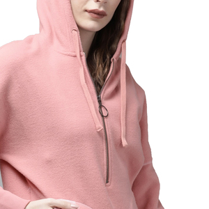 Sweat-shirts d'hiver pour femmes avec logo personnalisé de haute qualité - Manches longues, couleur unie, 100% coton, coupe-vent et respirant, prix abordable - Product Image 2