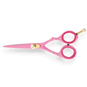 Tijeras de Peluquería Profesionales Tegra, de Acero Inoxidable Plateado, 3.5 Pulgadas, Punta Afilada, 28 Dientes, para Diestros, Mango de Goma, para Salón - Product Image 4