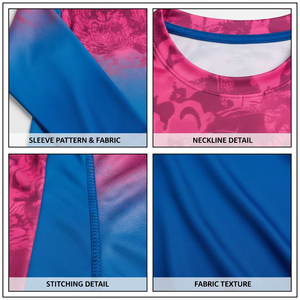 Chemise de pêche à manches longues, protection UV, séchage rapide, respirante, polyester, impression par sublimation dégradée, vêtements personnalisés OEM, approvisionnement en gros - Product Image 3