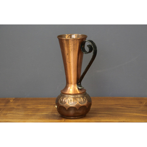 Vaisselle de restaurant, fournitures d'eau, carafe, flacon en métal, pichets, carafe en cuivre poli brillant avec couvercle, qualité standard à bas prix - Product Image 4