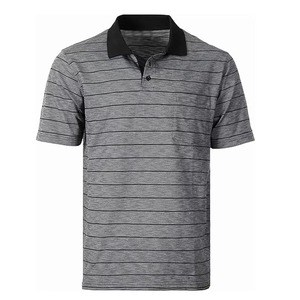 Polo de Punto de Verano para Hombre de Alta Calidad, Casual, de Color Sólido, con Botones, Transpirable, de Manga Corta - Product Image 1
