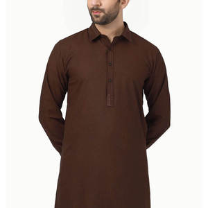 Conjunto de Kurta Tradicional de Algodón para Hombre OEM 2026, Shalwar Kameez de Moda, Ropa Étnica de Alta Calidad, Marca Privada, Directo de Fábrica - Product Image 4