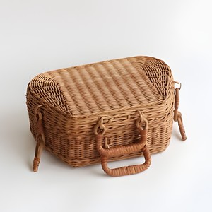 Bolso de mano de ratán para mujer y niña, maletines de mano, venta al por mayor - Product Image 4