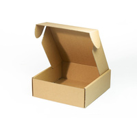 Boîte rigide carrée A6 pour cosmétiques, vêtements, emballage d'expédition express, impression de logo personnalisé, vente en gros