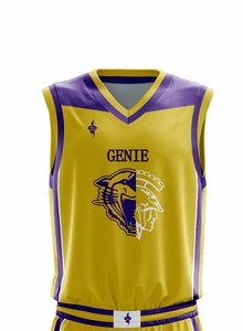 บริการ OEM รับผลิตชุดบาสเก็ตบอลแบบซับลิเมชั่นพิมพ์ลายตามสั่ง ดีไซน์ล่าสุด ชุดทีมสำหรับผู้ใหญ่ ชุดบาสเก็ตบอลชาย - Product Image 6
