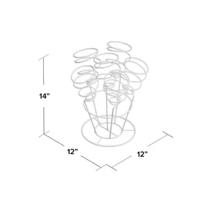Support à bouteilles de vin en métal style ferme pour fêtes, décoration de luxe pour la maison, porte-bouteilles étanche pour comptoirs de bar - Zahid Exports - Product Image 2