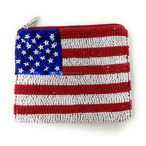 Handmade Beaded Embroidered Zipper Pouch Custom Zebra Design Coin <b>Purse</b> Compact Portable Gift Women Girls Wholesale Creative - Product Image 5