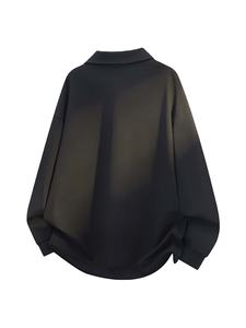 Nueva Camisa Casual de Verano para Hombre, Cuello Elegante, Tejido Transpirable, Detalle de Bolsillo, Corte Regular, Color Sólido, Manga Larga, Bangladesh - Product Image 3