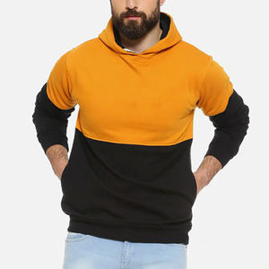 OEM Custom Arrival Men's Customized Cotton Blended Hoodies Breathable Basics Digital Printing Plain Dyed Winter Hoodie For Men - Product Image 3