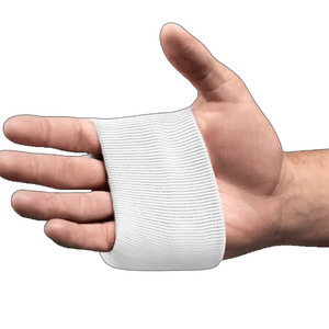 Muñequeras de algodón Fighter Bro blancas, cómodas para todas las estaciones, equipo de entrenamiento de boxeo, protectores de nudillos de algodón con gel. - Product Image 2