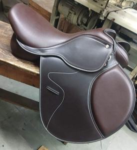 Selle de cheval en cuir personnalisée Siège en cuir souple de vache Rouleau de genou détachable Arbre en plastique Style anglais classique MVE-SD-35 EQUIHAWK - Product Image 3