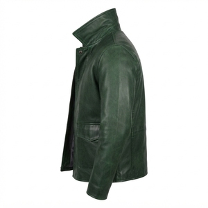 Blouson universitaire pour homme 100% polyester, col rabattable, fermeture éclair, patchwork, chaud, décontracté, printemps, extérieur en polaire, vente en gros OEM - Product Image 5