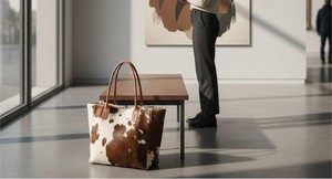 Leather Hair On Tote Bag Cowhide Handbag Women Shoulder Purse Fashion Casual Stylish <b>Shopper</b> Bag LHTB-0057 - Product Image 5