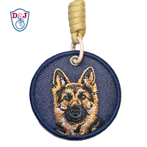 Customized Embroidery Animals Pets Patches Embroidery <b>Dog</b> and Cat Tag Key Card Holder Fridge Magnet for fashion accessories - Product Image 4