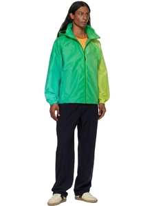 Men's Hooded Windbreaker <b>Jacket</b> Color Blocking Zipper Closure Sporty Casual Outdoor Wear Spring Polyester Material - Product Image 1