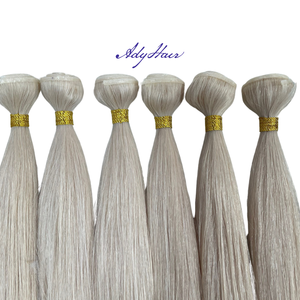 วิกผมคนกัมพูชาแบบถักทอสองชั้นแบบธรรมชาติผม150gr ทุกสีที่เหมาะสม - Product Image 6