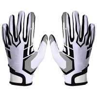 Guantes de Fútbol Americano Super Grip para Adultos y Jóvenes, Rendimiento Mejorado, Antideslizantes, Dedos Completos, Impermeables, para Todas las Temporadas