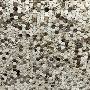 Mosaico Hexagonal de Porcelana Brillante, Resistente al Agua y al Desgaste, para Paredes Interiores, Baños, Cocinas, Azulejos Económicos - Product Image 1