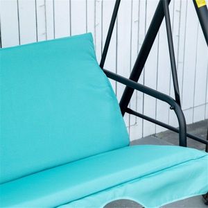 Dondolo da Giardino a 3 Posti Contemporaneo per Esterni, in Poliestere, con Design Moderno - Product Image 3