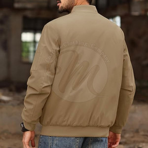 2026 <b>Low</b> Price Customized Color Front Logo High Quality Bomber Winter Jacket for Men <b>Top</b> Selling Street Wear - Product Image 4