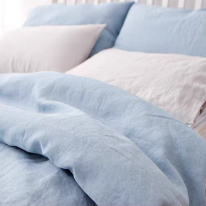 Juego de Ropa de Cama de Lujo de 3 Piezas, 100% Lino Francés, 400 Hilos, Ecológico, Lavable, con Acabado Stone Washed, para Hogar, Hospital y Hotel - Product Image 3