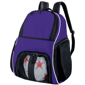 Grand sac à dos d'entraînement sportif avec compartiment dédié pour ballon et poche ventilée pour chaussures, idéal pour le football et le basketball - Product Image 6