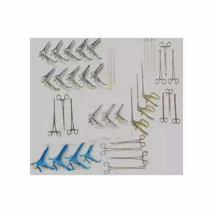 Enorme conjunto de 56 piezas de instrumentos quirúrgicos OB/GYN, espéculos de acero inoxidable alemanes, la base de los instrumentos de cirugía médica de Dentavex. - Product Image 5