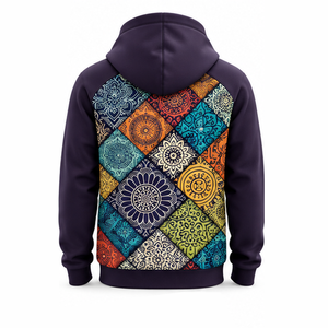 Professional Sublimated Fleece Pullover <b>Hoodie</b> 100% Polyester Men's Winter Athletic Lifestyle Garment Custom Artwork Hoodies - Product Image 2