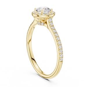 Bague en diamant de laboratoire de haute qualité, taille ronde, élégante, pour mariage et fiançailles, bijoux de mariée, fournisseur OEM en gros - Product Image 5