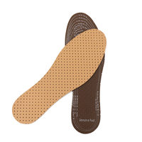 Semelles en cuir artificiel perforé en latex de carbone pour hommes et femmes, souples, durables, respirantes et amortissantes, pour la vente en gros
