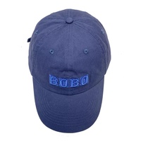 Casquette unisexe en toile de denim et velours côtelé personnalisée avec broderie 3D de personnage, logo imperméable, sport, extérieur, 100% coton, non structurée