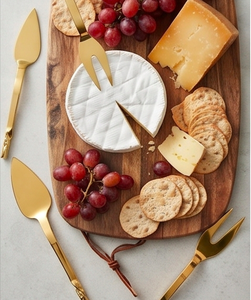 <b>Cheese</b> And Butter <b>Knives</b> <b>Set</b> Stainless Steel With Elegant Gold Finish Twisted Handle For Restaurant Dining And Wedding Events - Product Image 6