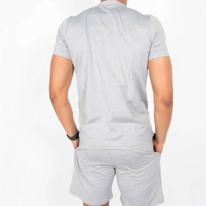 Hot Selling Multi Pockets Regular Fit Design Men Twinset Casual Wear Crew Neck Short Sleeve Soft Breathable Fabric Men <b>Twin</b> <b>Set</b> - Product Image 3