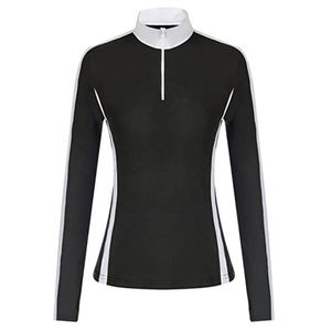 Camisetas de equitación ecológicas personalizadas para mujer, camisetas deportivas de manga larga, capa base reflectante para equitación. - Product Image 3