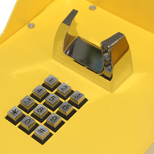 Téléphone d'urgence IP66 en acier métallique, étanche pour l'extérieur, avec sirène lumineuse et clavier en alliage de zinc - Product Image 3