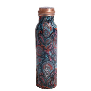 Nouveauté Bouteilles d'eau décoratives imprimées en cuivre pur 100% à vendre par ARTISAN CRAFT - Product Image 2