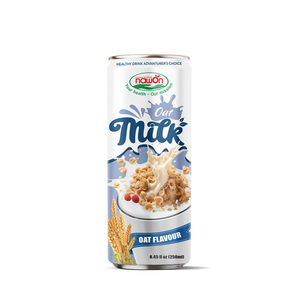 Leche de Avena Nawon en Lata de 250ml, Precio al por Mayor, Bebida Láctea Nutritiva, Leche de Frutos Secos, OEM, Muestra Gratis, Bebida Saludable, Baja en Grasa - Product Image 1