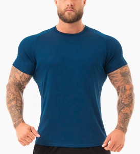 Haute qualité 200gsm 100% coton essentiel blanc col rond à manches courtes t-shirts pour hommes usine sonnerie Logo personnalisé hommes t-shirt - Product Image 4