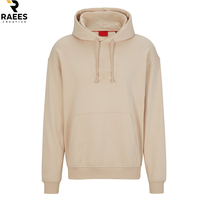 Sweat à capuche basique en mélange de coton, teint uni, avec impression en relief, fabriqué avec les meilleurs matériaux, pour homme