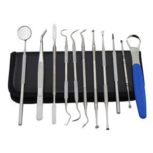 Kit d'instruments de prophylaxie en acier inoxydable de qualité supérieure – Outils dentaires pour le nettoyage - Product Image 1